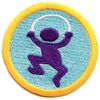 Exercise Badge Patch Wilderness Jump Rope Scout Sash Iron On Embroidered