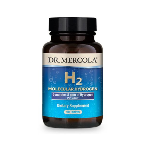 Dr. Mercola H2 Molecular Hydrogen 90 Tablets, NEW, FREE SHIP