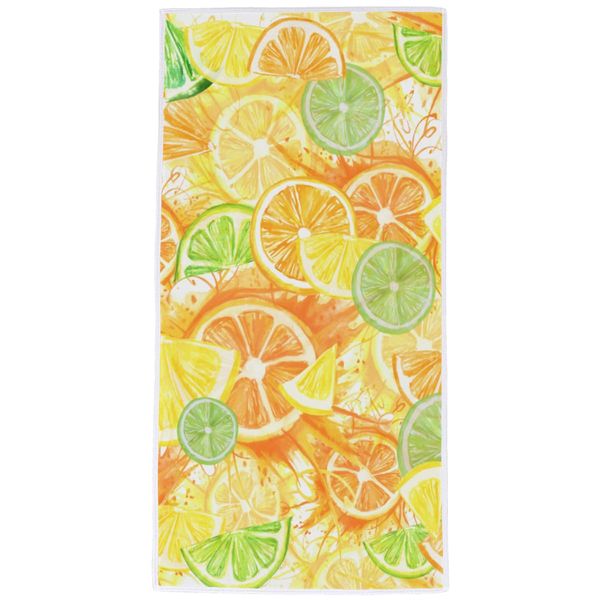 Vhcawsu Lemon Orange Lime Hand Towel Tropical Fruits Theme Towels Soft Bathroom Hair Drying Towels Highly Absorbent Bath Towel for Spa Gym Sport 16" X 30"