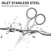 Small Scissors, Eyebrow Scissors, Nose Hair Scissors, Professional Grooming Scissors for Hair, Eyelashes, Nose, Eyebrow Trimming, Mustache. -AsonTao