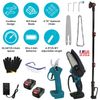 4 in 1 Electric Pole Pruning Shears Cordless, Cutting Diameter Cordless Pruner
