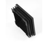 sourcing map 70mm x 70mm Plastic Square Caps Tube Pipe Inserts End Blanking 12 Pcs