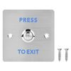 Push to Exit Release Touch Button - Door Exit Access Push Button Release Button for Access Control Lock
