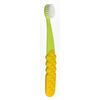 RADIUS Toddler Toothbrush and Toothpaste Bundle for Kids, 2 Pack Totz Plus Silky Soft Brush in White/Sapphire Blue and Green/Yellow and 1 Count Dragon Fruit Toothpaste, For Children 18 Months and Up