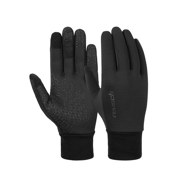 Reusch Men's Ashton Touch Tech Gloves, Men, Ashton TOUCH-TEC, Black