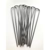 IME 20Pcs Garden Pegs U Shaped Ground Staples Pins Stakes Spikes for Securing Lawn Farm Sod Weed Barrier Landscape Grass Fabric Netting, More Applications 15CM