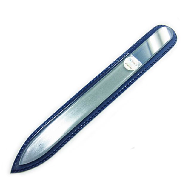 [BLAZEK Nail File 140mm Single Sided Type (Soft Case Included)] Made in the Czech Republic/Plain/Single Sided Type/Deco Base/Deco Material/Deco Base/Simple/Made of Glass/Glass/Nail Polish/Nail/Nail File/Glass/Simple Nail File /With cover/Special case<br>