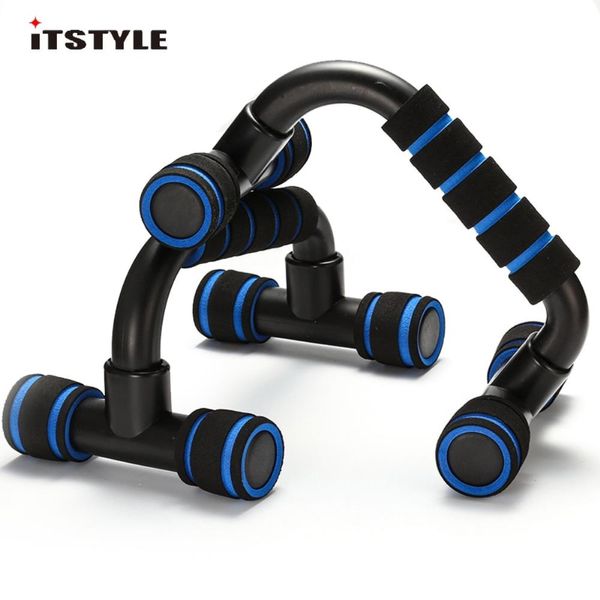 Sponge ITSTYLE Push Up Bar Chest Bar Handle Hand Fitness Stand Grip Type Muscle I, 01=Blue