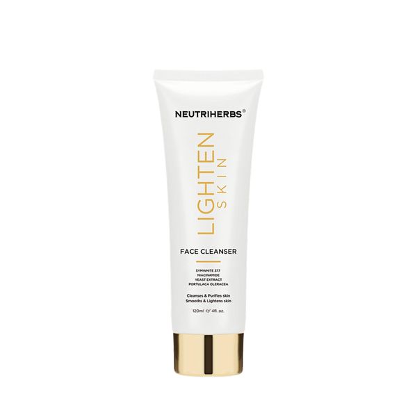 NEUTRIHERBS Lighten Skin Face Wash,Radiance, Even Skin Tone, Improve Dull Skin Cleanser, Illuminate Your Face - 4 fl.oz