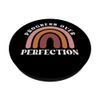 Progress Over Perfection Retro Motivational Teacher PopSockets Swappable PopGrip