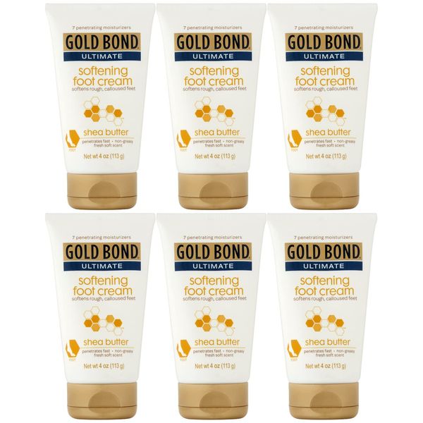 Gold Bond Triple Action Foot Cream, 6 Count