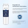 2 Pack GLACIER FRESH Refrigerator Water Filter Fits Amana AFD2535DEW
