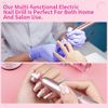Saviland Electric Nail Files - Electric Nail Drill【Adjustable Speed】Nail Drill【Low Noise&Heat】Portable Nail Files , 20000 RPM with 7PCS Nail Drill Bits 51Pcs Sanding Bands for Gel Nails Acrylic Nails