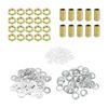 1/8IP Thread 0.79" Lamp Pipe Kit with Lock Nut Washers Fasteners Assortment
