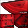 Driver Side Chrome Outer LED Tail Light Brake Lamp for Honda Odyssey 2018-2023