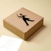 Medium 100mm 'Tap Dancer' Transparent/Clear Sticker Decal for Windows/Cars/Walls (DC00143329)