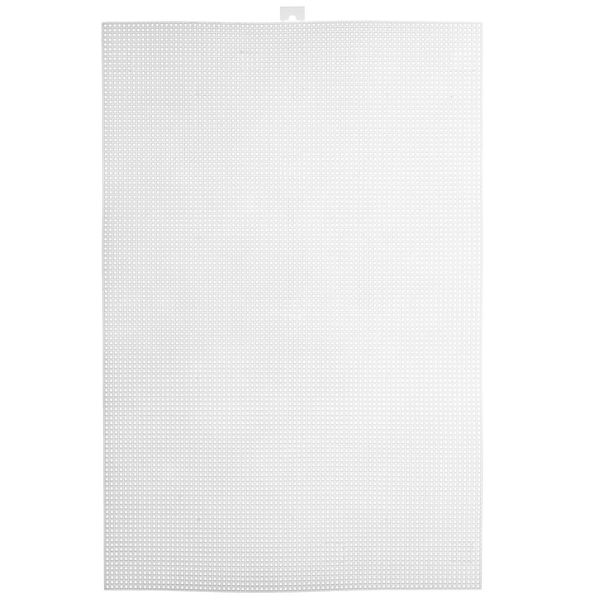 EBL Plastic Canvas #7 Mesh, 10.5"x13.5", Ultra-Stiff, Clear, 10pc, Plastic