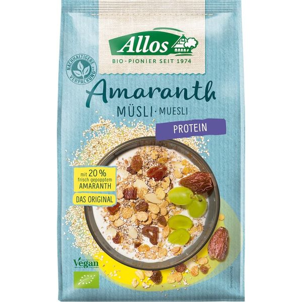 Allos Organic Amaranth Protein Muesli (6 x 375 g)