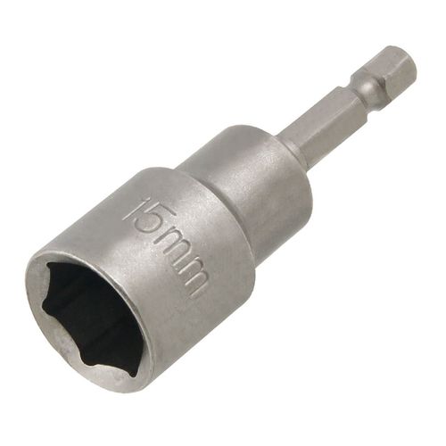 sourcing map Power Hex Drill Bit Wobble Extensions Socket Adapters, 15mm Non-Magnetic