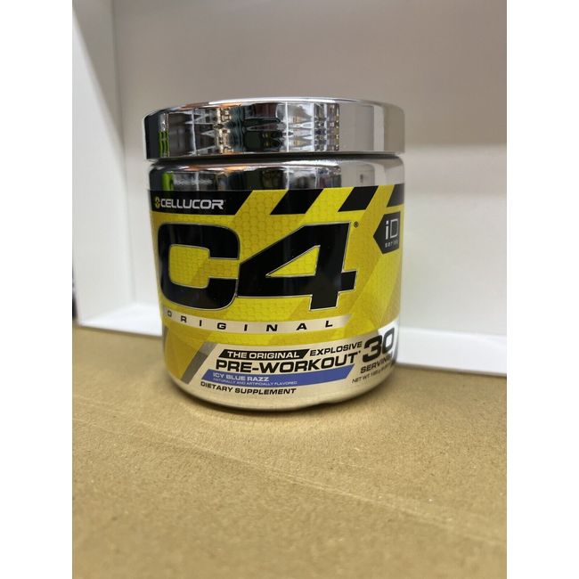 C4 Pre-Workout, Icy Blue Razz, Original 6.3 oz, Powders