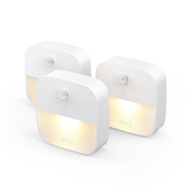 Eufy Lumi LED Sensor Light by Anker, Can be installed anywhere, Motion Sensor Equipped, Set of 3