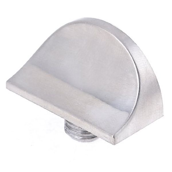 Furniture Hardware 8.6mm Dia Screw Mount Glass Shelf 90 Degree Support Bracket