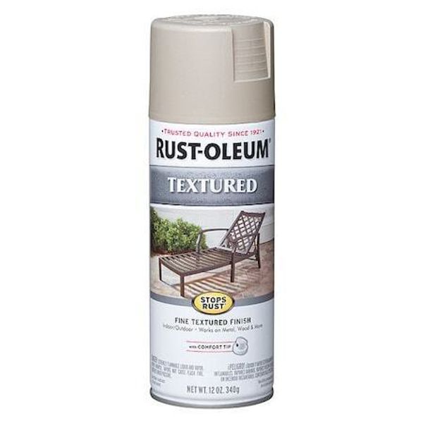 Rust-Oleum 7223830 Textured Spray Paint, Sandstone, Textured, 12 Oz