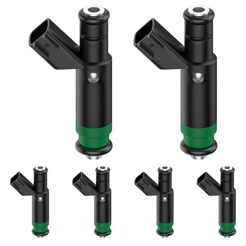 Hsingach Fuel Injectors Set of 6 Compatible with Ford Taurus 3.0L 2001-2005 Ranger 3.0L 2001-2003 Mazda B3000 3.0L 2001-2003 Mercury Sable 3.0L 2001-2005,V6,4 Holes,82211171