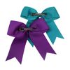 Cheerbow Clips, Cheerleader Cheerleading, 16Pack, 6 Inchs(Teal)