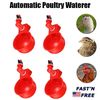 4pcs Chicken Automatic Waterer Cups Poultry Drinker Waterer Duck Quail Hen USA