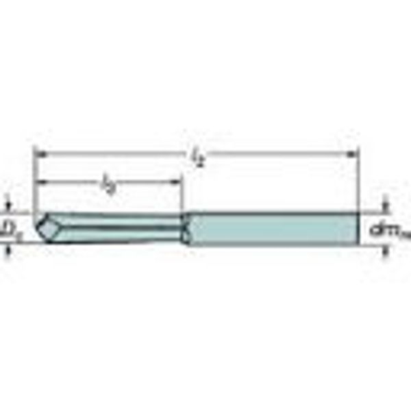 Sandvik HC3 Hard Cut Drill 0.12 in (3.0 mm)