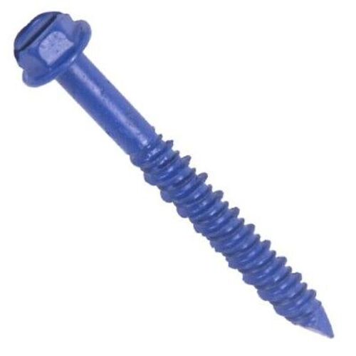 Concrete Screw Anchor Hex Washer Head Tapcon Masonry 3/16″ x 3 3/4" (25pcs)