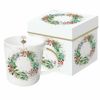 Paperproducts Design - 13.5 oz. Mug - Festive Wreath