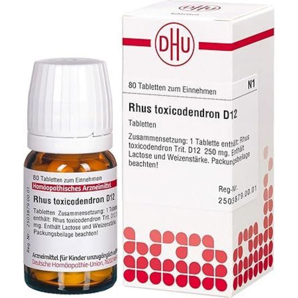 DHU Rhus toxicodendron D12 Tabletten, 80 St. Tabletten
