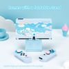 Kuitmor Switch Protective Case,Kawaii Cartoon Protective Shell,Hard PC Slim Cover Case Compatible with Switch Console and Joy Con (for Switch OLED)