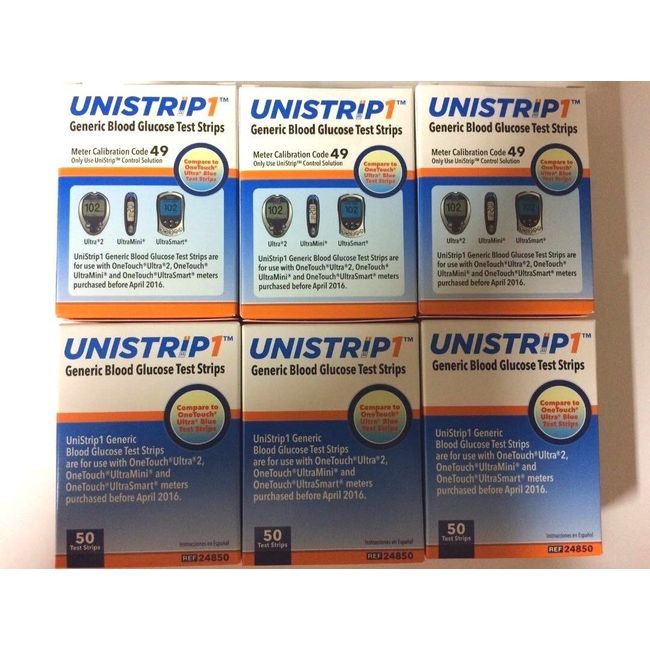 UniStrip 300 Test Strips For Onetouch® Ultra® Meters 10/18/2025