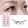 CLEAREYELASH Natural False Eyelashes, Natural 3D Eyelashes, 5 Pairs (N02 Pure)