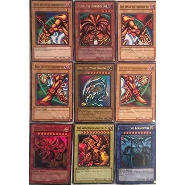 Yu-Gi-Oh!! Blue Eyes White Dragon! EXODIA! God Cards! 100 Card Lot! with RARES Guaranteed!