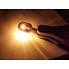 585 WY21W Chrome Amber Indicator Capless Wedge Bulbs (Twin Pack)