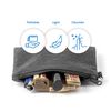 Epulse Small Odorless Storage Pouch - Carbon Lined Scent Proof Bag, 6x4 Inches (Gray)