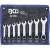 BGS 32140 | Combination Spanner Set | extra short | Inch Sizes | 3/8" - 7/8" | 8 pcs.