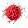 Hoppy Easter Happy Easter Embosser/Stamp for Fondant, Icing, Cookie, Cupcake, Cake, Decoration