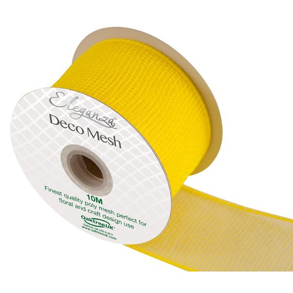 Eleganza DECO Mesh 63mm x 10m No.01, Yellow