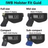 Tacwolf 3 Pack Universal IWB Holster Magazine Pouch for Concealed Carry Inside Fits Firearms Glock 19 17 26 27 43 S&W M&P Shield 9/40 1911 Taurus PT111 G2 Sig Sauer Ruger