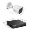 SANNCE 8CH DVR 1080P CCTV Security Camera System Outdoor Human Detection H.265+