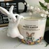1 Bath Body Works Candle Topper HANGING EASTER BUNNY Spring Bunny