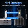 AUIMSOCO D5S LED Headlight Bulbs High Low Beam 6000K Bright White Xenon Replace