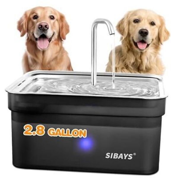 Dog Water Fountain for Large Dogs, 355oz/2.8Gal/10.5L 2.8 Gallon Dog Fountain