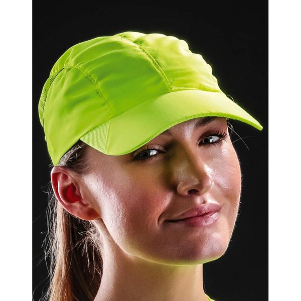 Spiro Impact Sports Cap (One Size) (Fluorescent Yellow)