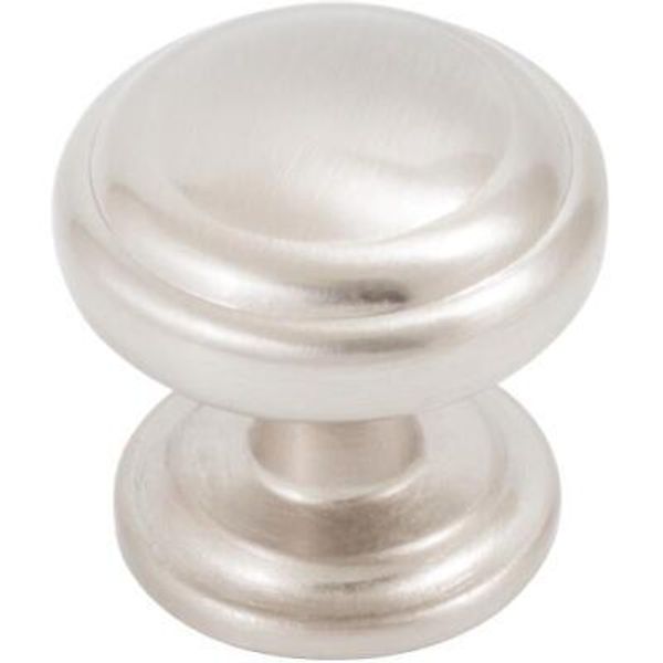 Alesund Cabinet Knob, 1-1/4 Inches, Satin Nickel by Stone Harbor Hardware